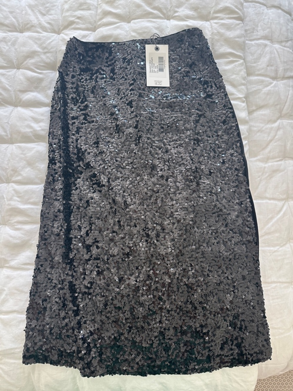 UNTUCKit Black Sequin Pencil Skirt